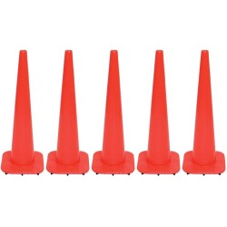 Heavy-Duty Cones - 36" (Orange)(Set of 5)
