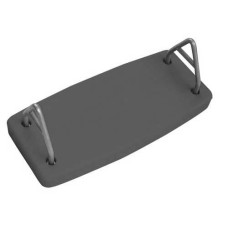 Rotational Molded Flat Swing Seat - Black