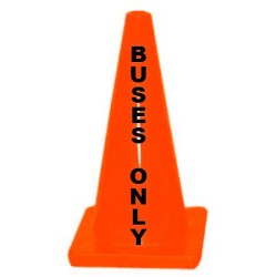18" Message Cone - Buses Only
