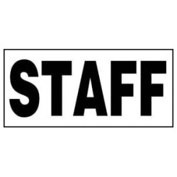 Insert Sign - STAFF