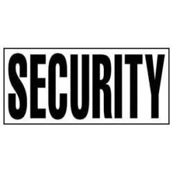 Insert Sign - SECURITY