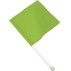 Hand-Held Flag - Lime Green