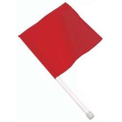 Hand-Held Flag - Red