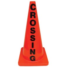 28" Message Cone - Crossing