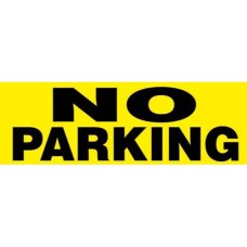 24" x 8" Barricade Sign - NO PARKING