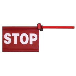 13 x 20 Wand Type Stop Sign w/ 2 Lights