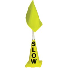 Yellow Cone w/ Yellow Flag (Slow)