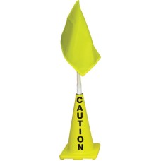 Yellow Cone w/ Yellow Flag (Caution)