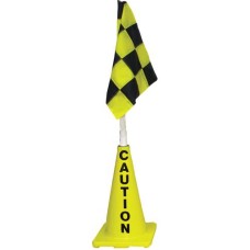 Yellow Cone w/ Yellow/Black Flag (Caution)