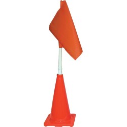 Orange Cone w/ Orange Flag (Plain)