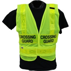 Lime Crossing Guard Vest - X-Large