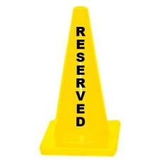 18" Yellow Message Cone  - Reserved