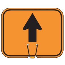 Snap-On Cone Sign - Forward Arrow