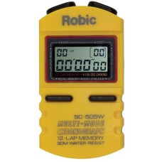 Robic SC505W 12 Memory Timer - Yellow