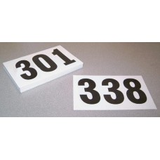 Tuff-Tear Competitors Numbers (301 to 400)