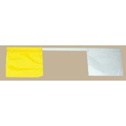 Officials Flag - Yellow/White