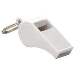 Colored Officials Whistle - White